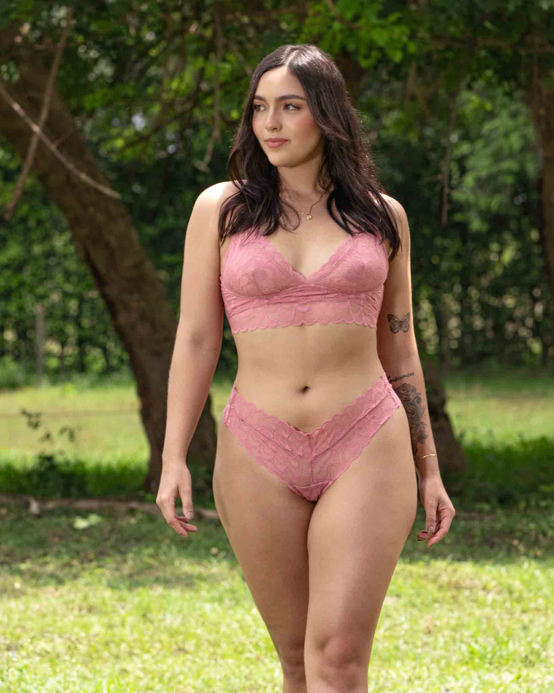 Bralette de Encaje tipo top con estructura - Maria