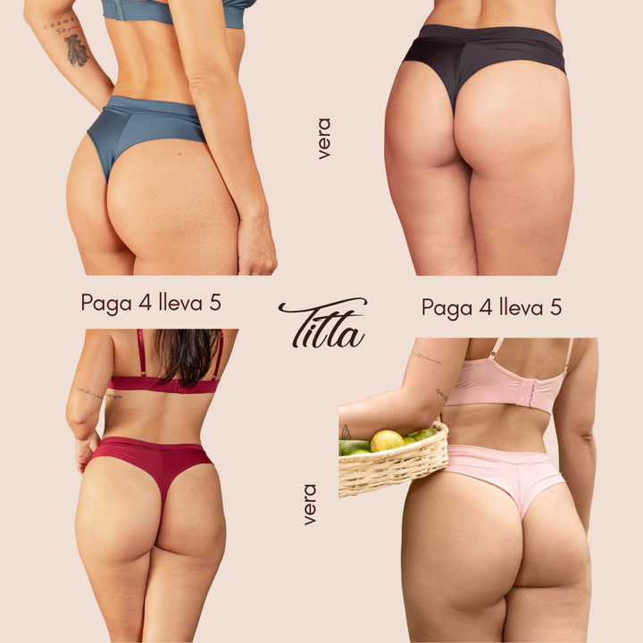 Tanga Vera - sin elásticos ni resortes