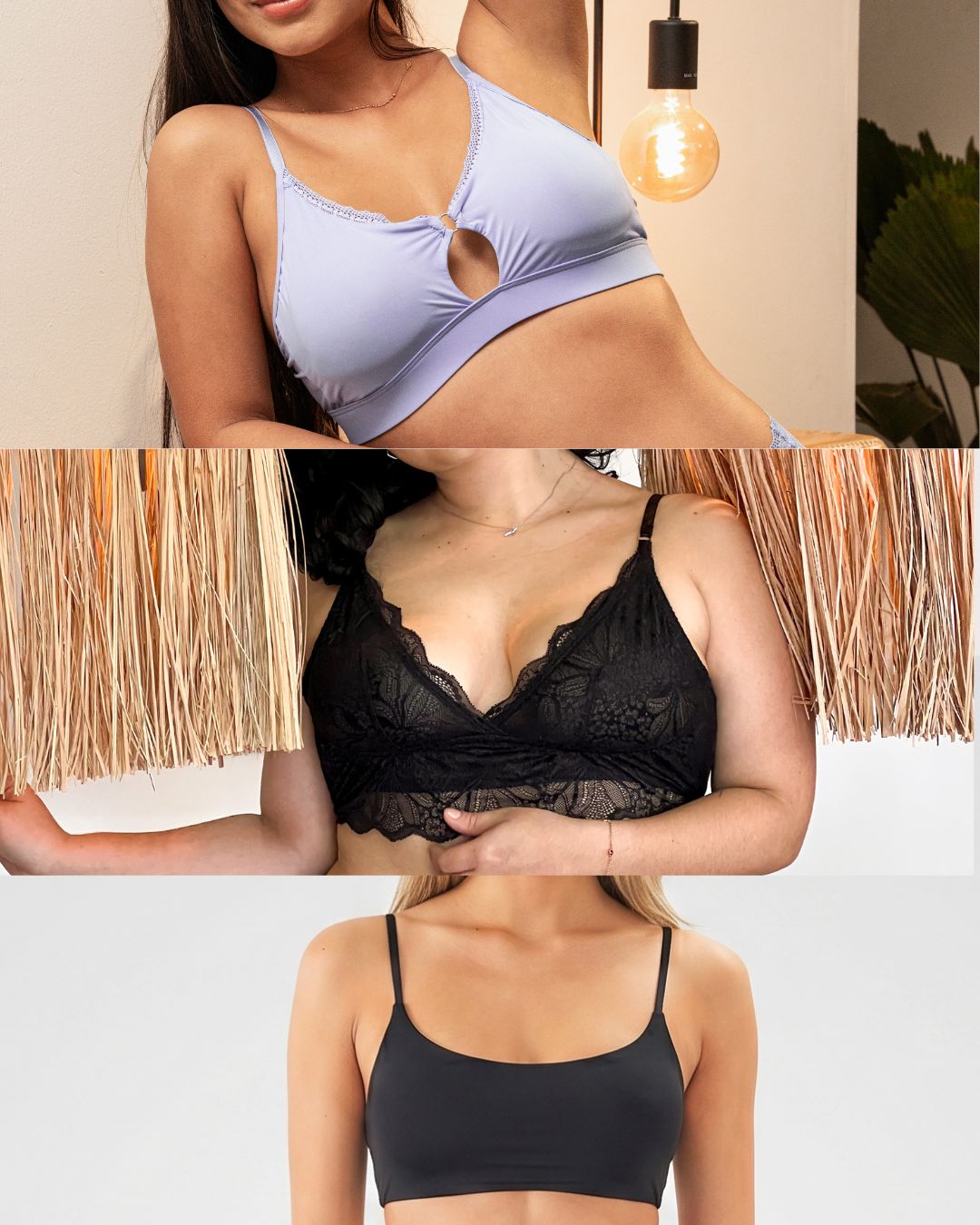 Pack x 3 Tops sin Varillas + Envio gratis
