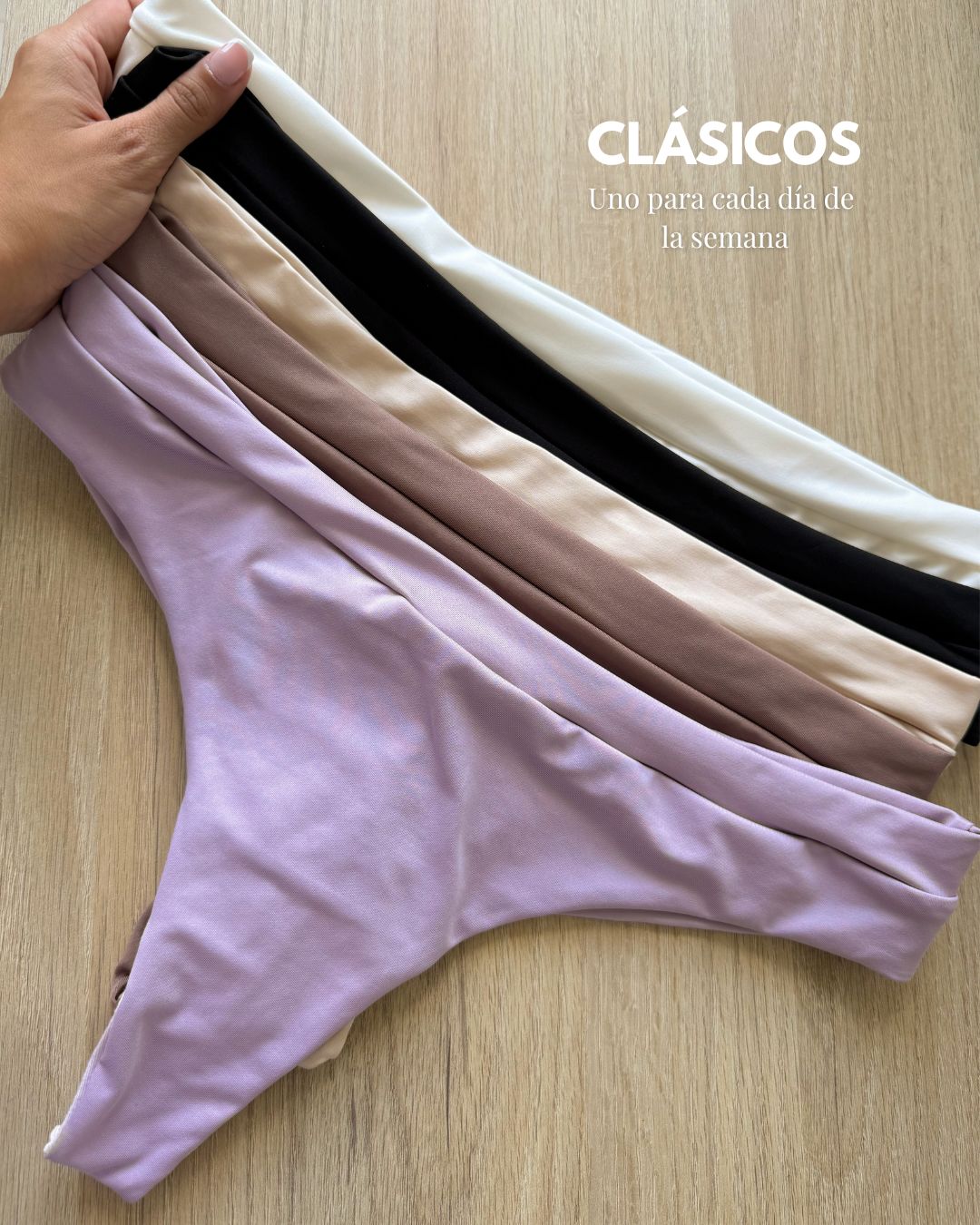 Tanga Vera - sin elásticos ni resortes