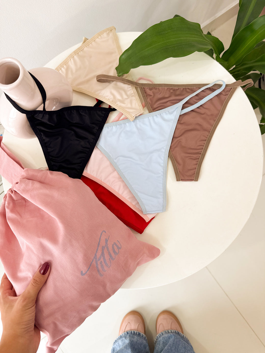 Tanga brasilera licra