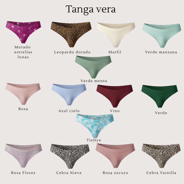 Tanga Vera - sin elásticos ni resortes