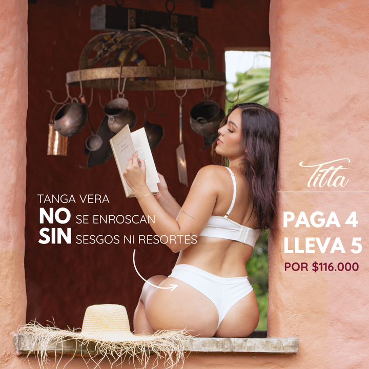 Tanga Vera - sin elásticos ni resortes