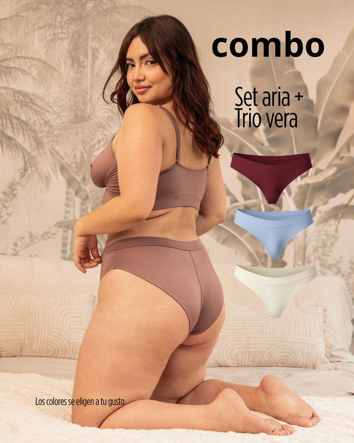 Combo Navidad Chocolate + SET ARIA + TRIO VERA